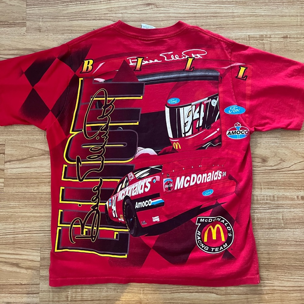 Vintage 1995 #94  Bill Elliot AOP Nascar Tee